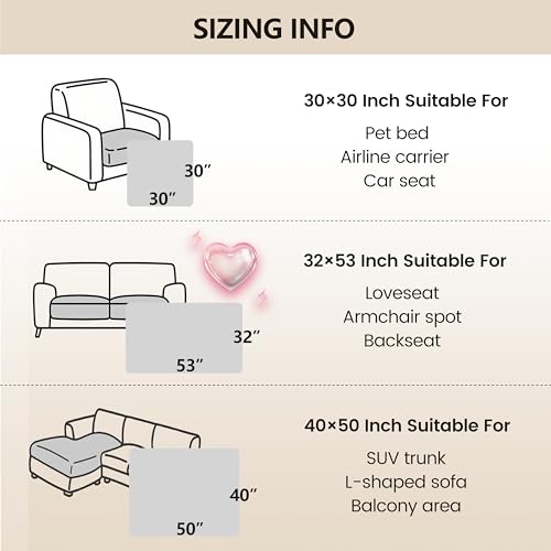 gogobunny 3X Stronger Waterproof Pet Blanket, Scratch Proof Furniture Protector for Dogs Cats, Reversible Cover 30x30 Inch, Dark Blue - color: Dark Blue, size: 30x30 Inch (Pack of 1)