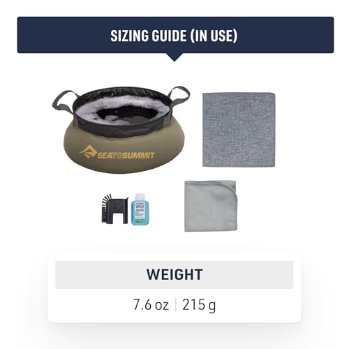 Sea to Summit Camp Kitchen 6-Piece Clean-Up Kit - color: Olive