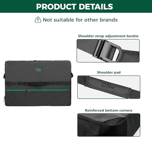 FXW Specialized Dog Playpen Storage Bag (Not Suitable for Other Brands), Designed for RV Trips, Fits 40" H 8 Panels and 9 Stakes, 1 Pack│Patented - color: Black, size: 40 inch(1 Pack)