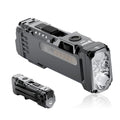 WUBEN X4 EDC Flat Flashlight with RGB Light, 1500 Lumens Mini Flashlight with Tactical Switch and Magnetic, IP68 Portable Pocket Clip USB C Flash Light for Camping, Checking, Emergencies - color: Gray