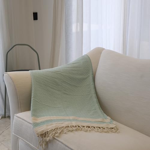 mysticalanatolia Turkish Beach Towel Oversized Cotton Sand Free Quick Dry Lightweight Peshtemal Large Travel Yoga Picnic Blanket Absorbent Compact 39x79 Turquoise - color: Turquoise