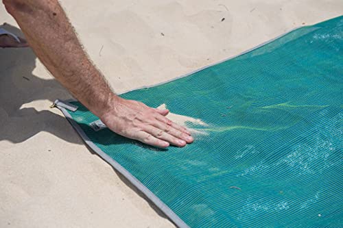 CGEAR Original Sand-Free Outdoor Camping Mat – Beach, Picnic & Camping Ground Mat with Carry Pouch - color: 2 Tone, size: 12' x 12' (Square)