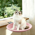 Adjustable Cat Desk Bed,Cats Hammock with Steel Clamp,Removable Faux Rabbit Plush Cover,Modern Indoor Cat Nest Furniture,Washable Hanging Cats Bed for Office Desks and Game Tables (Pink1) - color: Pink1