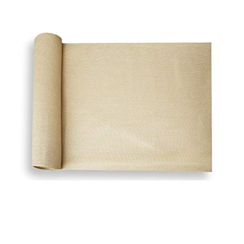 E&K Sunrise 12' x 2' Sun Shade Fabric Roll Outdoor Sun Shade Cloth Pergola Cover for Backyard Garden Patio Deck Greenhouse (Beige)