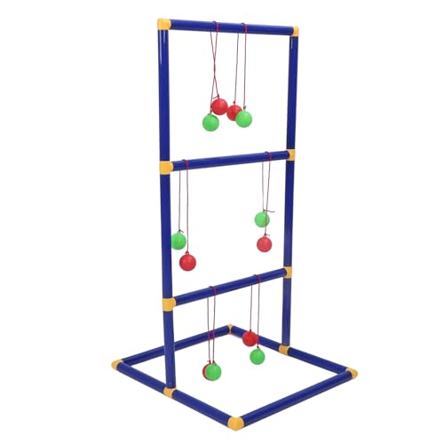 Yinhing Ladder Toss Game Set By Brand Name Interactive Assembly Replacement Ladder Tossing Game for Outdoor Fun 12 Balls Included Family Friendly and for Ages 3+