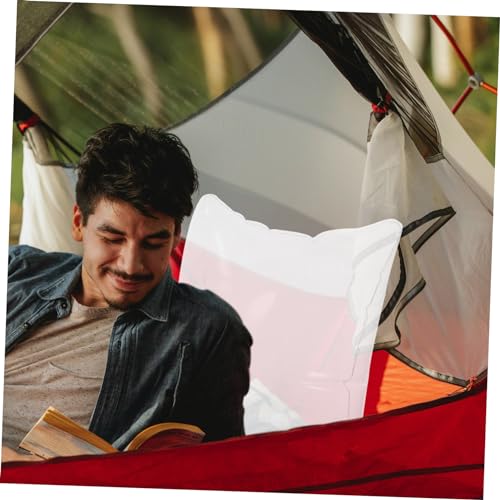 ABOOFAN Inflatable Clear Pillow Insert Water Resistant Cushion for Camping Travel and Home Use Material Height Breathable Design for Sofa and Outdoor Activities