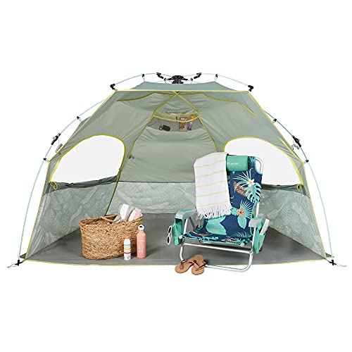 Lightspeed Outdoors ECO QuickShelter, Beach Tent, Botanical Lines - style: Eco Collection