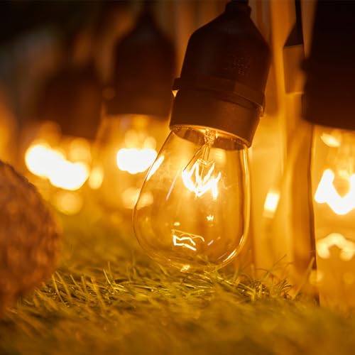 30 Pack S14 Clear Bulbs 11 Watt Warm Replacement Incandescent Glass Light Bulbs with E26 Medium Base for Indoor and Outdoor Commercial Grade Outdoor Patio Vintage String Lights - style: 30 Pack