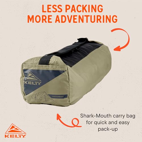 Kelty Waypoint Tarp, Car Camping and Tailgating Shelter, Universal Vehicle Mount - color: Elm/Dark Shadow