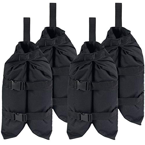 Canopy Weights Bag(192lbs) Set of 4, 1680D Heavy Duty Pop Up Tent Weights Sand Bags for Instant Outdoor Sun Shelter Canopy Patio Umbrella - color: 192 lbs