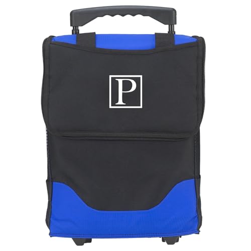 Picnic at Ascot Personalized Monogrammed 32 Can Collapsible Rolling Insulated Cooler- Designed & Quality Approved in The USA - style: Letter - P