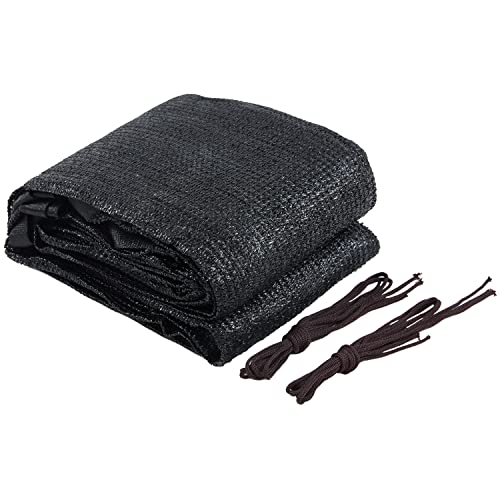 VICLLAX 50% Black Garden Shade Fabric Sun Shade Cloth - UV Protection Sun Shade Cover for Plants, Outdoor, Greenhouse & Lawn Care | Lightweight Cover Mesh Fabric with Grommets, 3×6 FT - color: 50% Shading Black, size: 0 3' X 0 6'