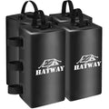 Hatway Canopy Weights,132 LBS Canopy Water Weight Bag Set of 4 Leg Weights for Pop Up Gazebo,Canopies,Tent-4 * 15L-Black - size: 132LBS-4PCS-Black