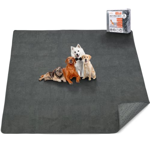 Washable Pee Pads for Dogs, 60x60 Reusable Whelping Pads, Absorb Dog Mats Non-Slip Puppy Training Pads for Whelping, Potty, Training, Playpen, Crate - size: 60"x60"