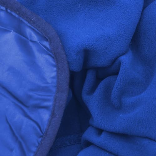 Threadart Personalized Outdoor Rainproof & Windproof Thick Stadium Blanket | for Camping, Picnic, Sports, Festivals, Football, Baseball, Concerts, Parks, Beach 55" x 79" - color: ROYAL BLUE