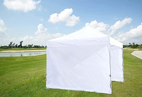 SCOCANOPY SideWall with Window for 10x10 Canopy Frame, 2 Pieces Sunwalls Only, Blue - color: blue, size: 10X10