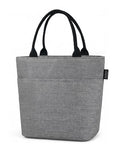 Aosbos Lunch Tote Bag, Insulated Lunch Box for Women, Leakproof Lunch Cooler Purse for Work, Grey - color: F. Grey