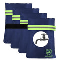 Outdoor Faucet Covers for winter: 4 Pack Freeze Protection Hose Bib Insulation Cover 8.5″x5.9″x1.9″ Frost Free Outside Spigot Cover Bags Insulated Covers with Reflective Strips(blue) - color: blue-4pc