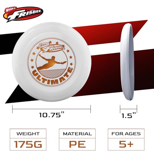 Frisbee Official Ultimate 175g Flying Disc, 10.75 Inch Professional Training Disc for Competition and Outdoor Fun - color: A+B(2Pack)