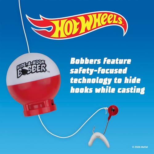Shakespeare Youth Fishing Reel and Rod Combo - color: Mattel Hot Wheels 7 pc Kit