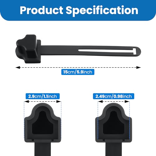 Feekoon 2 Pack 3 Prong Plug Protector for Engine Block Heater Cords, Weatherproof Extension Cord Plug Cover for Outside, Extension Cord End Cover Protector for 120 Volt Plugs(Black)
