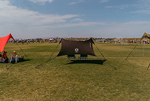 Neso Sidelines 1 Sports Tent - Lightweight and Portable Sun Shelter and Shade Tent for Outdoor Activities - Patented Reinforced Corners - UPF 50+ Sun Protection - 5.5 ft Tall, 7 x 4.5 ft - color: Black