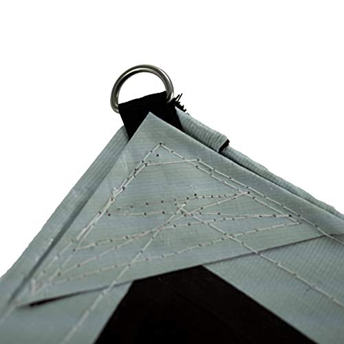 Watershed Innovations HydraTarp 18 mil Heavy Duty White/Brown Waterproof Reversible Tarp with D-Rings, 20 ft by 40 ft - size: 20ft x 40ft