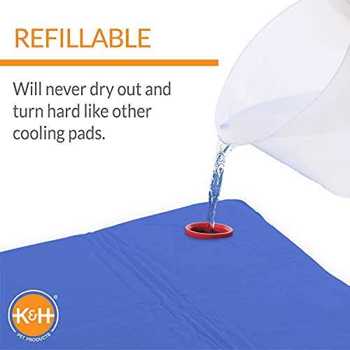 K&H Pet Products Coolin' Pet Pad Blue Small 11 X 15 Inches - size: Small (11 in x 15 in)