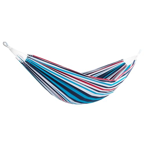 Vivere Brazilian Style Double Hammock, Denim (BRAZ212) - color: Denim