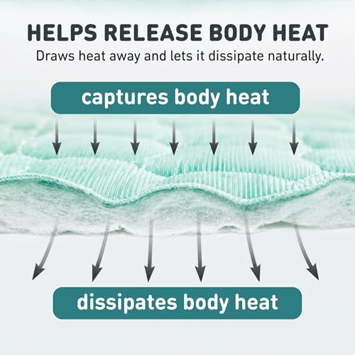 INSPECTOR TAIL Dog Cooling Mat - No Freeze Needed, Self-Cooling Pad for Large Dogs, Washable Portable for Crate Kennel Car Sofa Bed Floor, Indoor Outdoor Summer Use, 38"x27" with Carry Bag - size: Mint- 38.98" x 27.17