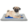 Arf Pets Dog Self Cooling Pet Bed – Solid Gel Based Self Cooling Mat for Pets, Includes a Foam Based Bolster Bed for Extra Comfort - size: 20" x 30"