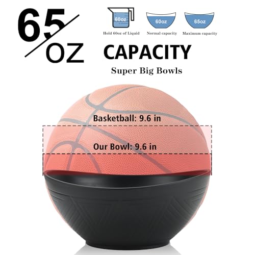 Wrova 65oz Large Salad Bowls Black - Wheat Straw Salad bowls Set of 4 - Unbreakable Salad Bowls Dishware & Microwave Safe - BPA Free Bowls for kitchen,camping - color: Black, size: 4 Pack