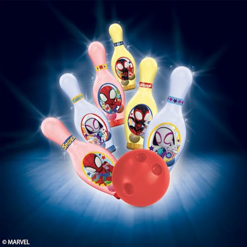 Hedstrom Light Up Bowling Set Game, Spidey & Friends - color: Spidey & Friends
