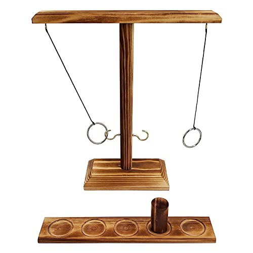 Hook and Ring Toss Game for Adults Party Games Wider & Longer Latest Verison - Rectangle