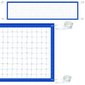 Pool Volleyball Net Replacement 15/20 Ft Extended Length 15Ft-26Ft /20Ft-32Ft Adjustable with Heavy Duty Steel Buckle Upgraded Waterproof & Durable Nylon Straps for Swimming (Net Only) - size: 20x3 FT