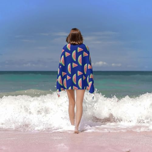 Cute Watermelon Beach Towel for Women/Adults, Personalized Microfiber Beach Towels Bulk, Quick Dry Beach Towel for Pool, Lightweight Bath Towels Oversized Clearance 30"x 60" - color: Watermelon1, size: 30"x 60"