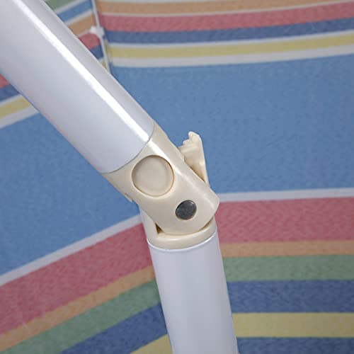 ONIVA - a Picnic Time brand 5 Ft. Portable Beach Umbrella, Lightweight Sun Shade Umbrella with Adjustable Tilt and UV Sun Protection