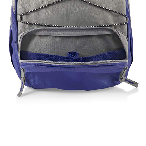 ONIVA - a Picnic Time brand PTX Backpack Cooler, Soft Cooler Backpack, Insulated Lunch Bag, (Navy Blue with Gray Accents) - color: Navy Blue with Gray Accents, style: PTX 1.0 Tarana Backpack Cooler
