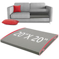 Couch Cushion Support for Sagging Seat 20X20X2 Inches Higher Density Foam Under Couch Cushion Support with Anti Slip Mesh Fabric, Light Grey 1Pc - size: Firmer| 20x20 1P