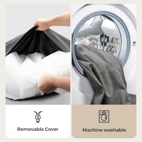 Sytopia 42 Inch Indestructible Dog Beds for Extra Large Dogs, Chew Proof Waterproof Pet Crate Pad with Machine Washable Removable Cover, Great for Indoor, Outdoor, Crate, Patio Use, Grey - color: Grey, size: X-large