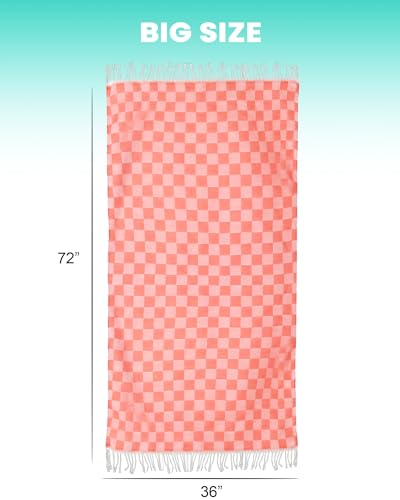 Antfuny 6 Packs Turkish Beach Towel Blanket Bath Pool Towels Bulk Travel Sand Free Quick Dry Extra Large Oversized Cute Big Cotton Soft Lightweight Compact Proof Men Women Adult Long Aesthetic Cloud - color: Gz Multicolors Purple, size: 72 X 36 Inch