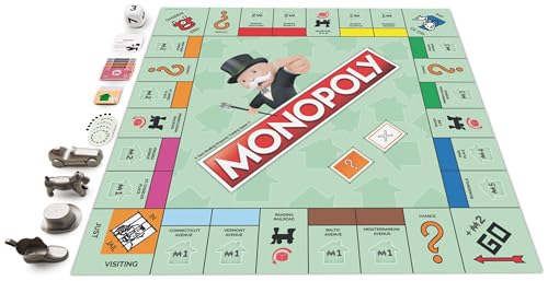 Spin Master Games, Monopoly Giant Edition, Classic Family Board Game for Indoor & Outdoor Play with Oversized Board, Screenless Activity, 2-4 Players, for Ages 6 & Up - style: Giant Monopoly