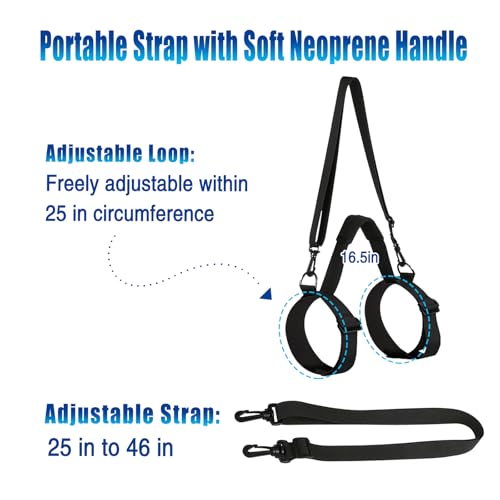 WISDING Yoga Mat Strap, Portable Yoga Mat Sling, Picnic Blanket Strap with Adjustable Shoulder Strap & Handle for Festivals Picnics Camping Motorcycle Bedroll Pilates