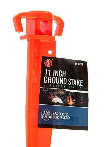 SE Survivor Series 11" Orange Ground Stake - 9-411TP - style: Single
