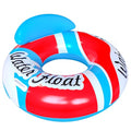SUNSHINEMALL Inflatable Pool Floats Adult Swimming Rings Pool Floaties Accessories Lake Water Floats Beach Air Sofa Inflatable Lounge Chairs Rafts - color: Red