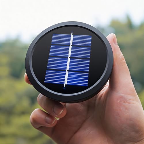 4 Pack Solar Light Replacement Top, Replacement Solar Light Parts for Lantern (Top 3.34 Inch, Bottom 2.83 Inch), Waterproof LED Replacement for Outdoor Garden, Pathway, Yard Lights & Decor - size: 3.34inch-4p