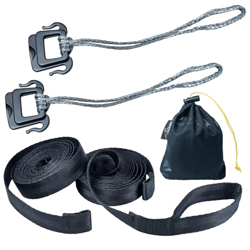 Ultra-Light Suspension System, 9.8ft Tree Strap for Hammock, Compact & Easy to Set Up, Hammock Accessories for Camping, Hiking, and Backpacking