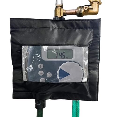 Hose Watering Timer Cover - Weather-Resistant Protective Sleeve with Clear Front Window, Anti-UV Durable Guard | Ideal for Outdoor Garden Lawn Backyard Park Irrigation Sprinkler System Faucet Protect
