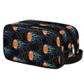 Kids Travel Toiletry Bag - Waterproof Hanging Cosmetic Hygiene Bags for Boys Men - Fire Football Large Shave Kit for Toiletries Accessories Bathroom Stuff - color: Fire Rugby