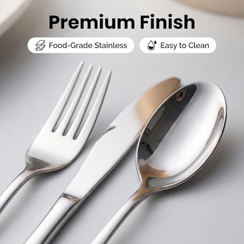 Portable Utensils Set,3-Piece Reusable Silverware,Travel Utensils with Case for Lunch Camping Picnic(Black) - color: Black